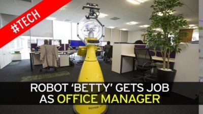 Trainee robot office manager Betty starts two month trial as artificial intelligence enters workplace